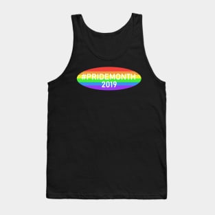 #PrideMonth 2019 Pride Rainbow Flag Tank Top